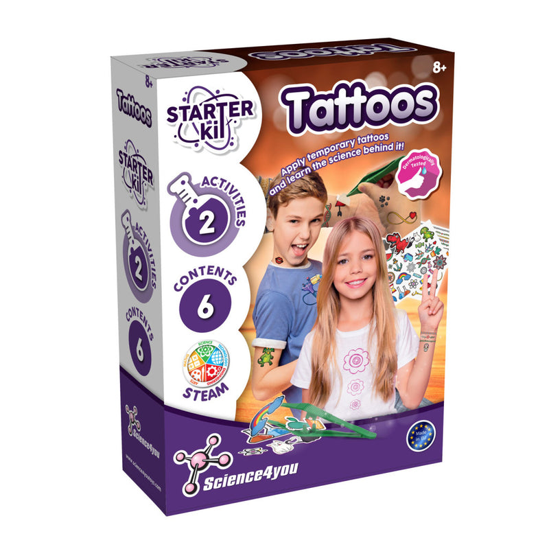 Afbeelding laden in galerijviewer, Oku science4you starter kit tattoos
