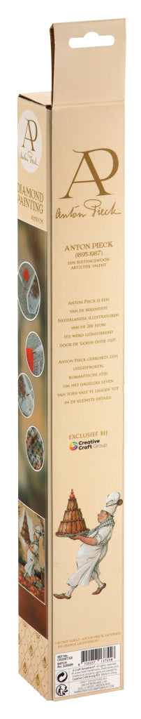 Afbeelding laden in galerijviewer, Grafix diamond painting anton pieck bakker 40x50cm
