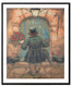 Grafix diamond painting anton pieck man met rozen 40x50cm
