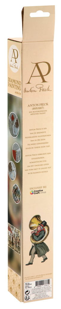 Afbeelding laden in galerijviewer, Grafix diamond painting anton pieck fanfare 40x50cm
