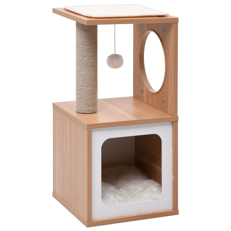 Afbeelding laden in galerijviewer, Vidaxl kattenkrabpaal met sisal krabmat 60 cm
