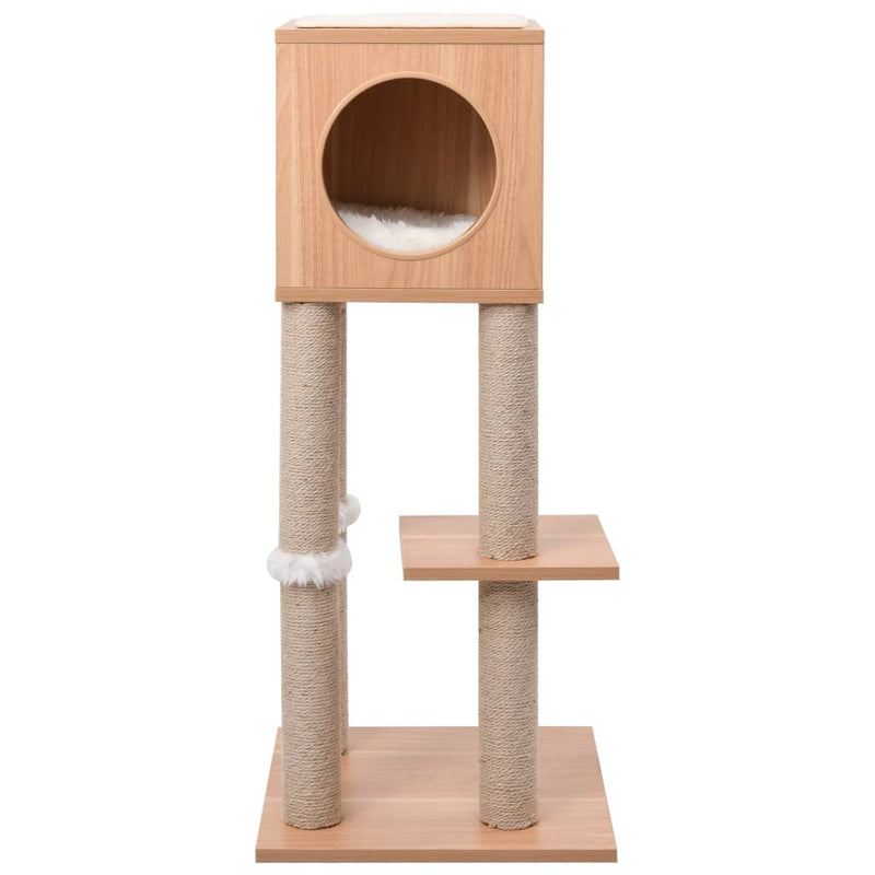 Afbeelding laden in galerijviewer, Vidaxl kattenkrabpaal met sisal krabmat 90 cm
