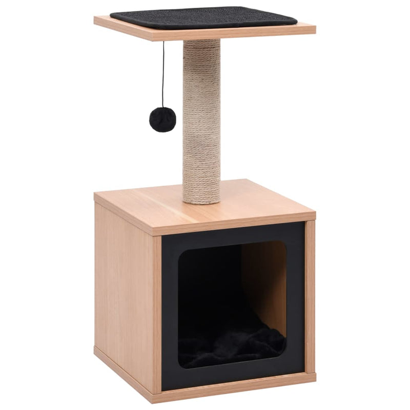 Afbeelding laden in galerijviewer, Vidaxl kattenkrabpaal met sisal krabmat 62 cm
