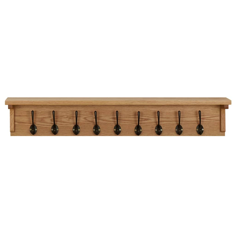 Afbeelding laden in galerijviewer, Vidaxl kapstok 90x16x16 cm massief eikenhout
