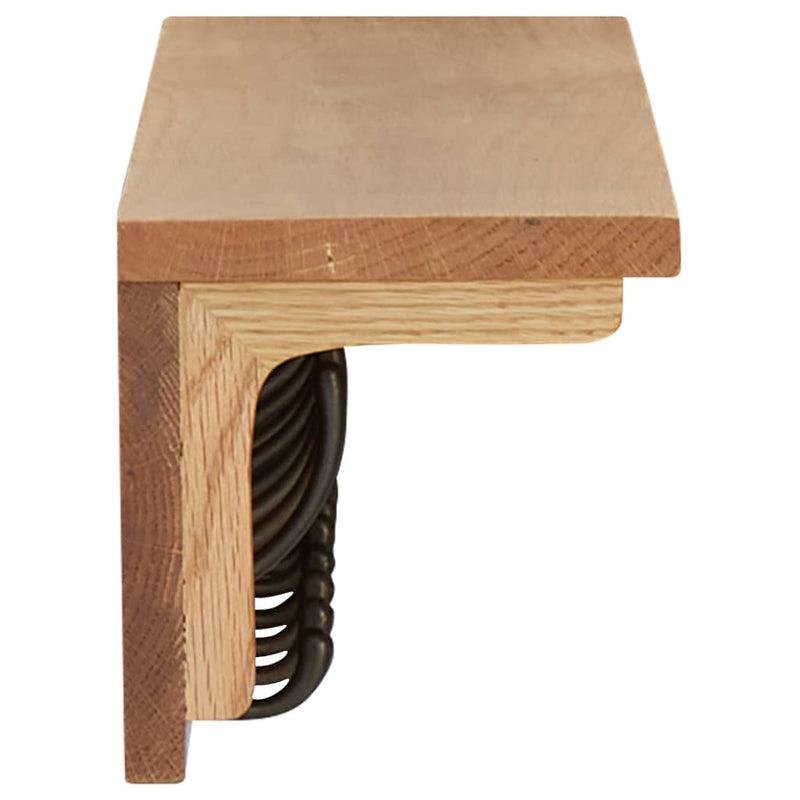 Afbeelding laden in galerijviewer, Vidaxl kapstok 90x16x16 cm massief eikenhout
