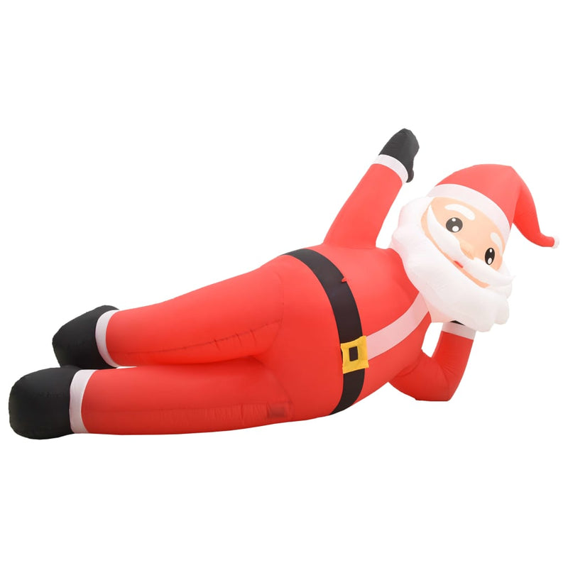 Afbeelding laden in galerijviewer, VidaXL Kerstman opblaasbaar LED XXL IP44 360 cm rood

