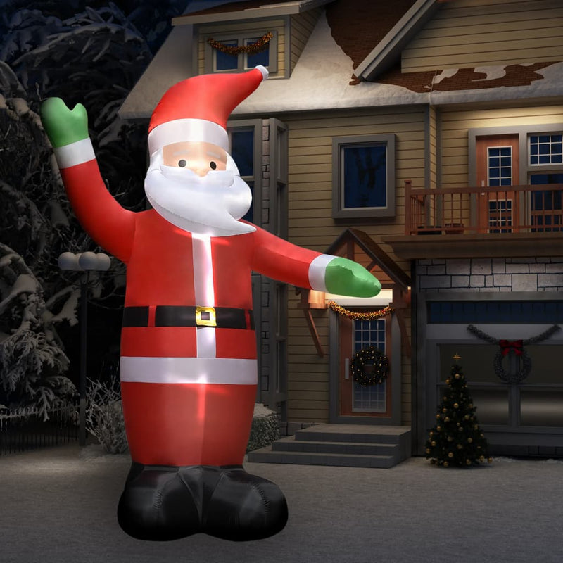 Afbeelding laden in galerijviewer, Vidaxl kerstman opblaasbaar met led's ip44 4,5 m
