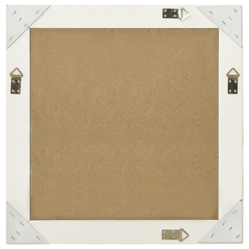 Afbeelding laden in galerijviewer, Vidaxl wandspiegel barok stijl 60x60 cm wit
