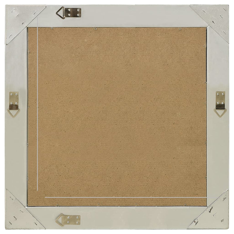 Afbeelding laden in galerijviewer, Vidaxl wandspiegel barok stijl 60x60 cm zilverkleurig
