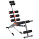 Vidaxl buikspiertrainer l-vormig met elastische koorden