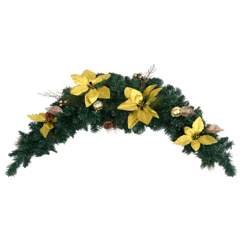 Afbeelding laden in galerijviewer, Vidaxl kerstboog met led-lampjes 90 cm pvc groen
