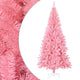 Vidaxl kunstkerstboom met standaard 210 cm pvc roze