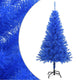 Vidaxl kunstkerstboom met standaard 150 cm pvc blauw