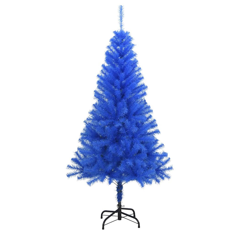 Afbeelding laden in galerijviewer, Vidaxl kunstkerstboom met standaard 150 cm pvc blauw
