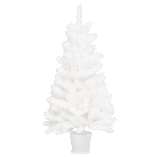 VidaXL Kunstkerstboom met levensechte naalden 90 cm wit