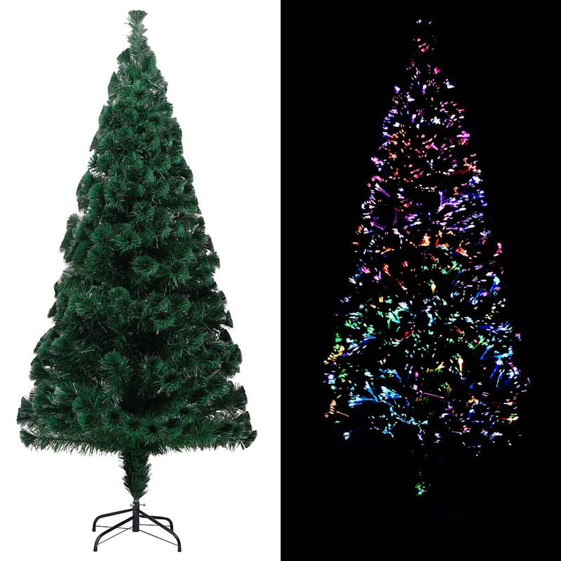 Afbeelding laden in galerijviewer, Vidaxl kunstkerstboom met standaard 180 cm glasvezel groen
