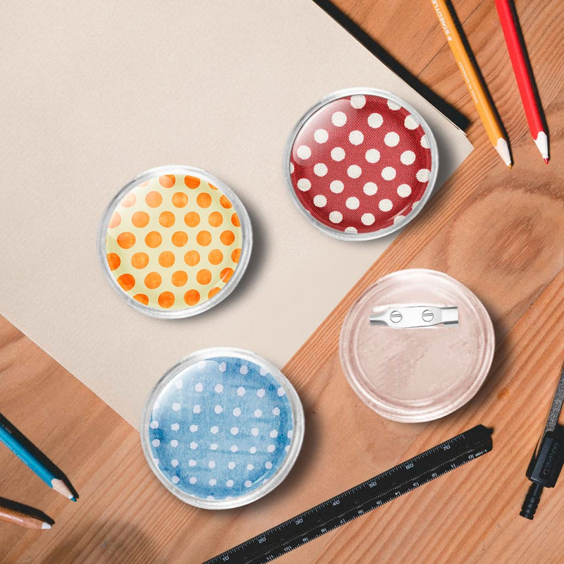 Afbeelding laden in galerijviewer, Vidaxl buttons met spelden 100 st 37 mm acryl
