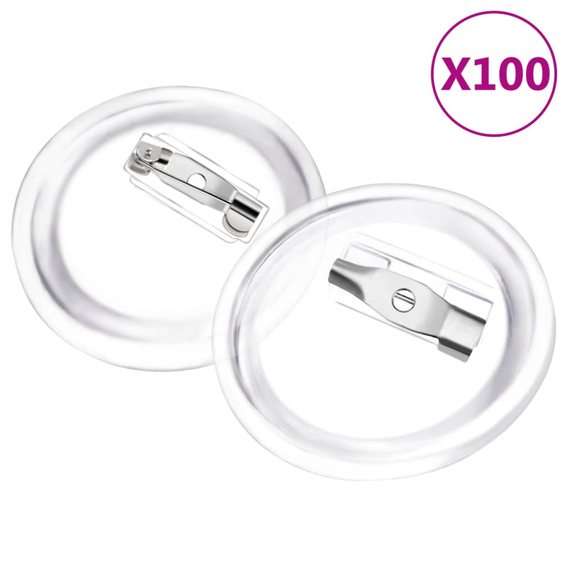 Afbeelding laden in galerijviewer, Vidaxl buttons met spelden 100 st 25 mm acryl

