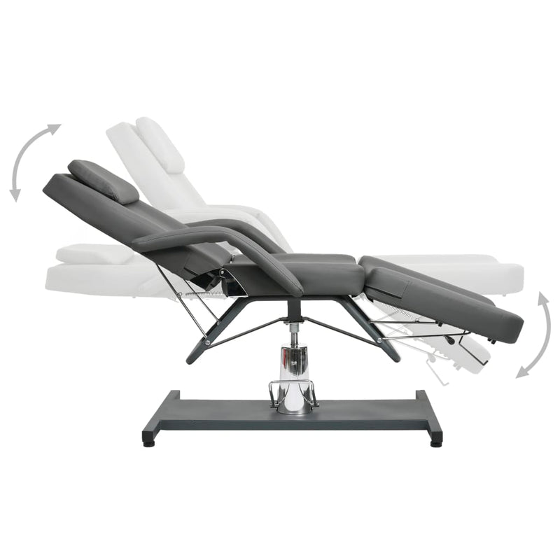 Afbeelding laden in galerijviewer, VidaXL Massagetafel 180x62x(87-112) cm grijs
