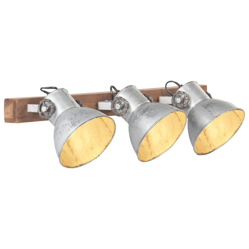 Afbeelding laden in galerijviewer, Vidaxl wandlamp industrieel e27 65x25 cm zilverkleurig

