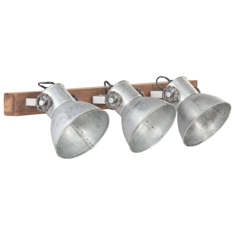 Afbeelding laden in galerijviewer, Vidaxl wandlamp industrieel e27 65x25 cm zilverkleurig
