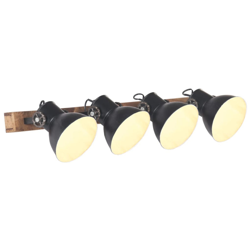 Afbeelding laden in galerijviewer, Vidaxl wandlamp industrieel e27 90x25 cm zwart
