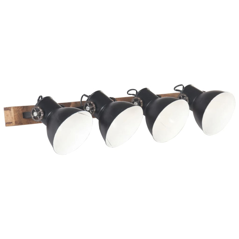 Afbeelding laden in galerijviewer, Vidaxl wandlamp industrieel e27 90x25 cm zwart

