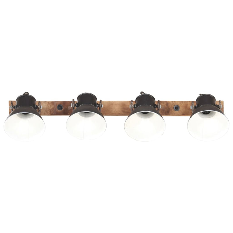 Afbeelding laden in galerijviewer, Vidaxl wandlamp industrieel e27 90x25 cm zwart
