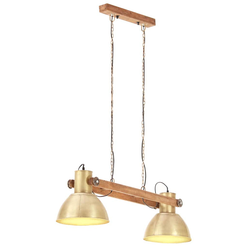 Afbeelding laden in galerijviewer, Vidaxl hanglamp industrieel 25 w e27 109 cm messingkleurig
