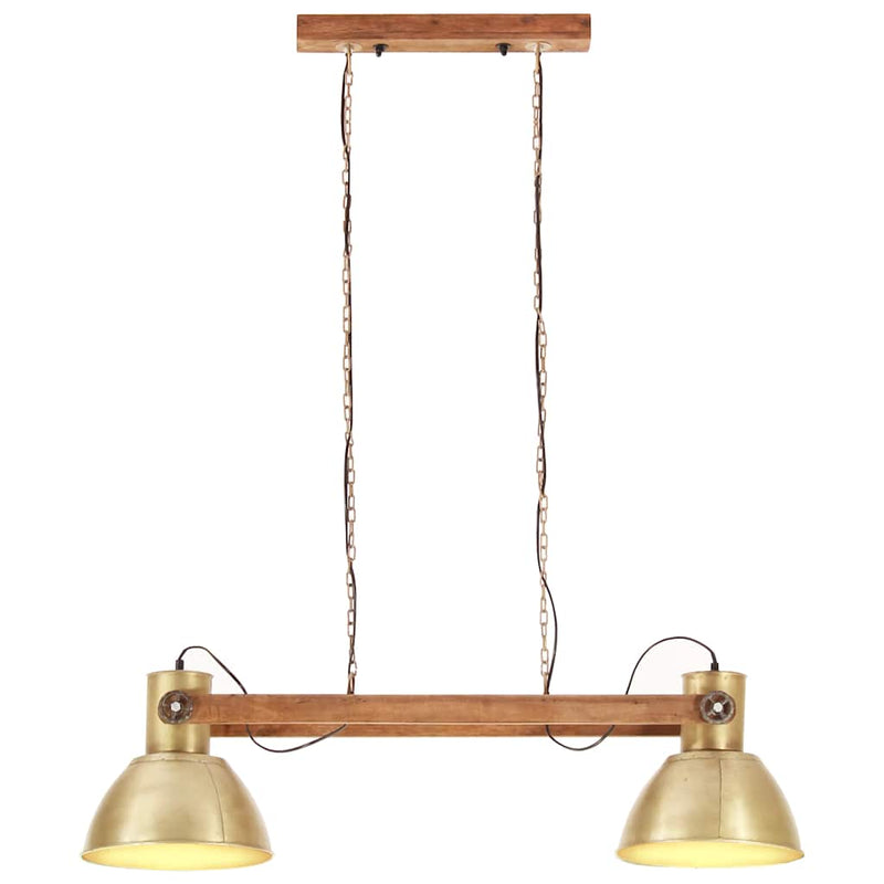 Afbeelding laden in galerijviewer, Vidaxl hanglamp industrieel 25 w e27 109 cm messingkleurig
