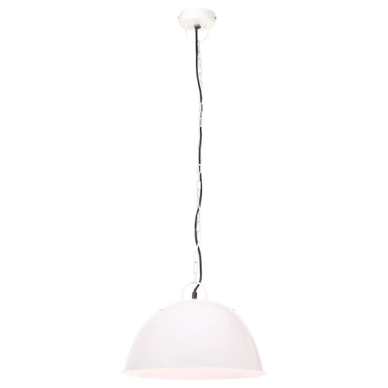 Afbeelding laden in galerijviewer, Vidaxl hanglamp industrieel vintage rond 25 w e27 41 cm wit
