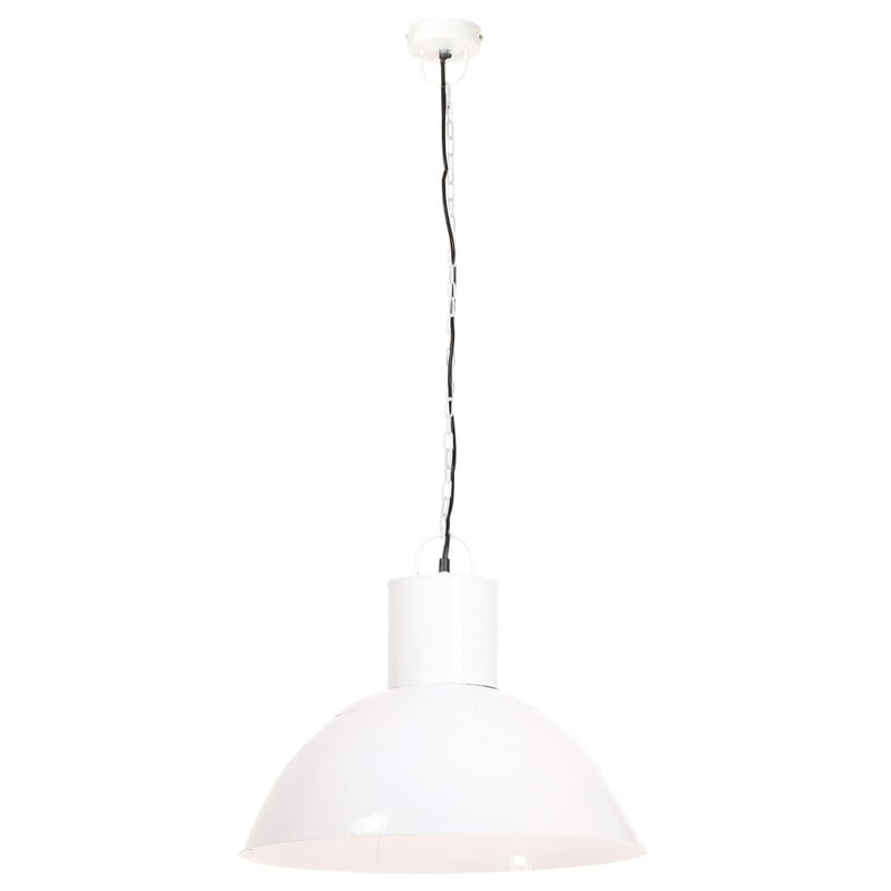 Afbeelding laden in galerijviewer, Vidaxl hanglamp rond 25 w e27 48 cm wit
