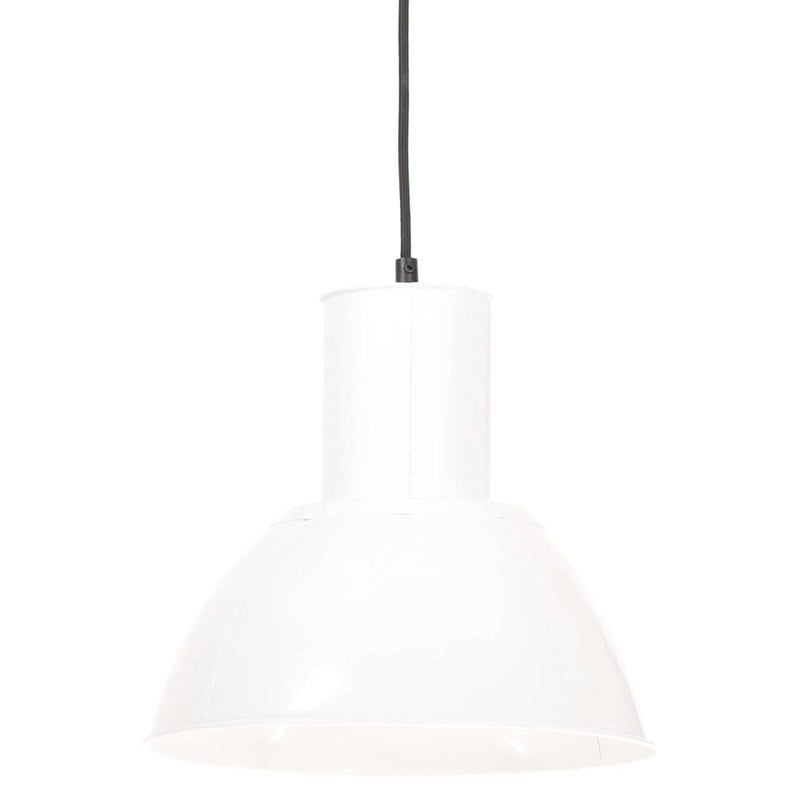 Afbeelding laden in galerijviewer, Vidaxl hanglamp rond 25 w e27 28,5 cm wit
