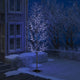 Vidaxl kerstboom 1200 led's blauw licht kersenbloesem 400 cm