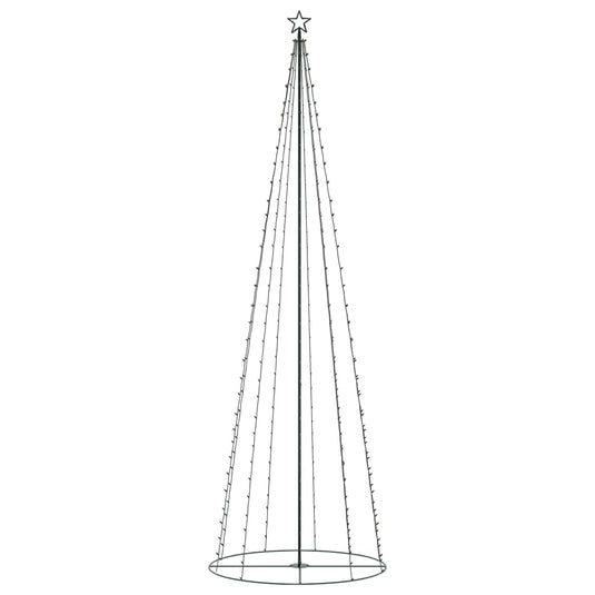 VidaXL Kegelkerstboom 330 meerkleurige LED's 100x300 cm