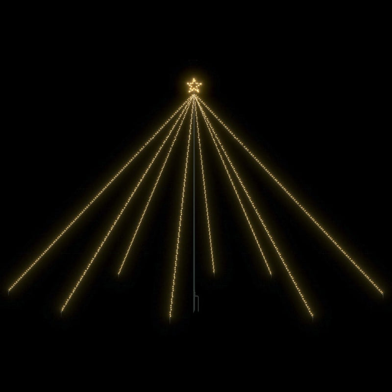 Afbeelding laden in galerijviewer, Vidaxl kerstboomverlichting waterval binnen buiten 800 led's 5 m
