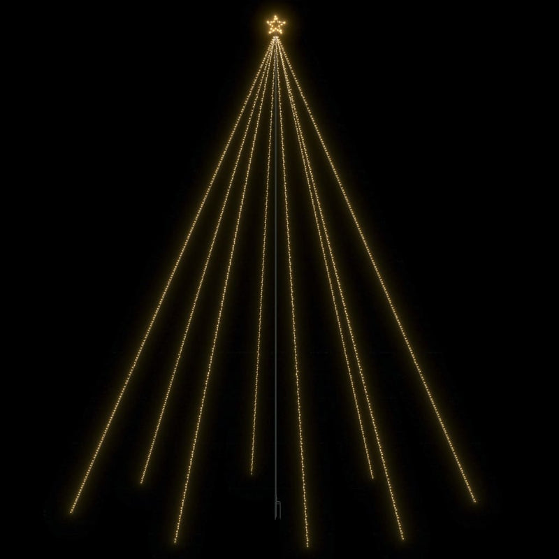 Afbeelding laden in galerijviewer, Vidaxl kerstboomverlichting waterval binnen buiten 1300 led's 8 m
