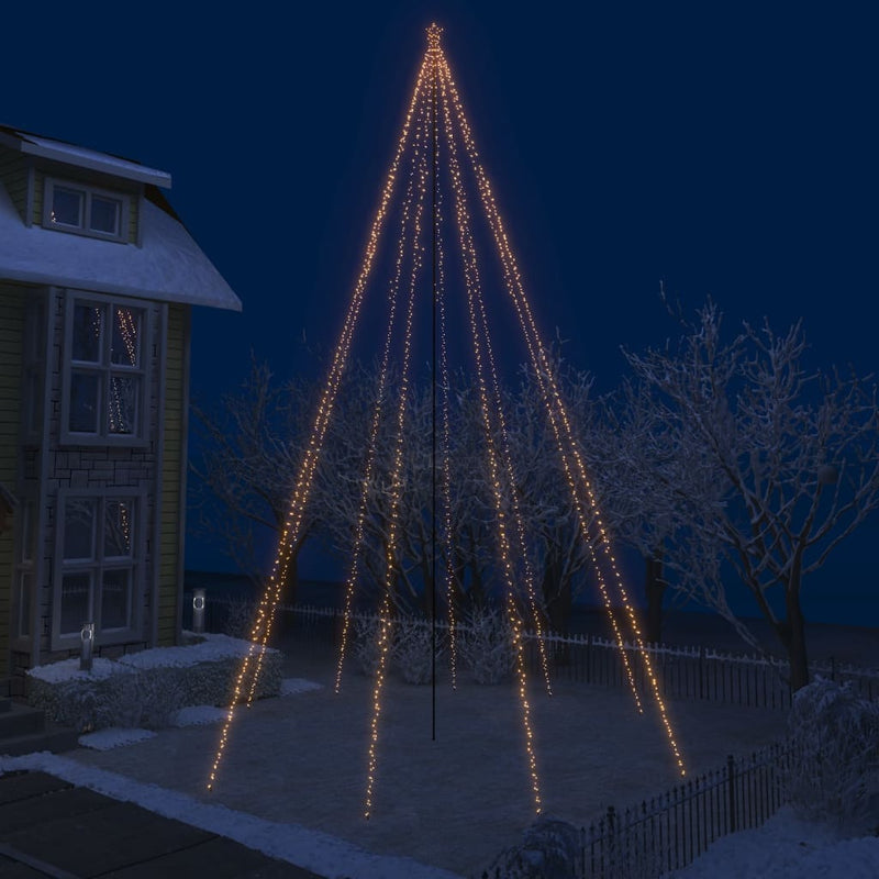 Afbeelding laden in galerijviewer, Vidaxl kerstboomverlichting waterval binnen buiten 1300 led's 8 m
