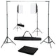 Vidaxl fotostudioset met softboxlampen en achtergrond