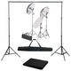 Vidaxl fotostudioset met verlichtingsset en achtergrond