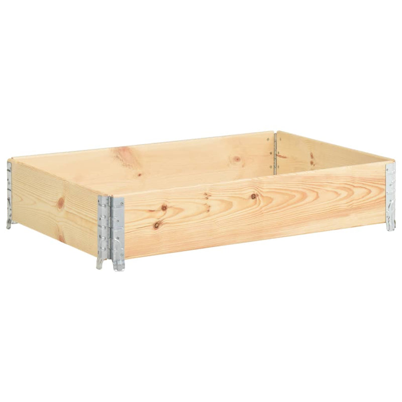Afbeelding laden in galerijviewer, Vidaxl plantenbak verhoogd 50x100 cm massief grenenhout
