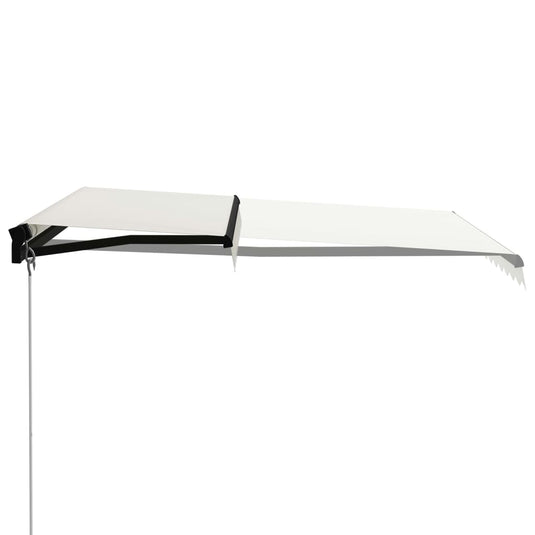 Vidaxl luifel handmatig uittrekbaar 300x250 cm crème