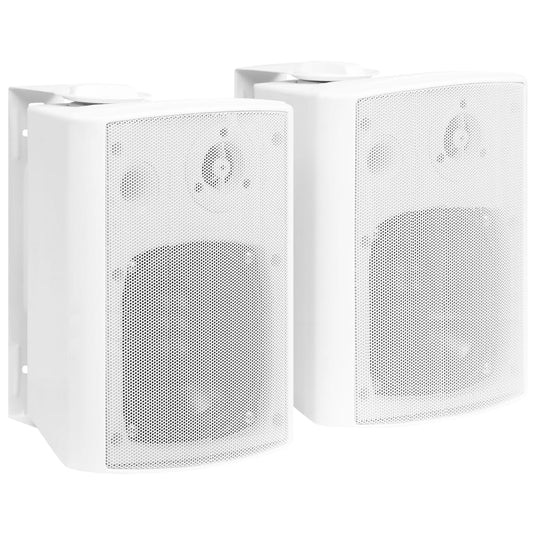 Vidaxl stereoluidsprekers wandgemonteerd 2 st 100 w wit