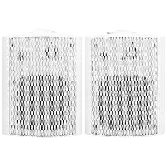 Vidaxl stereoluidsprekers wandgemonteerd 2 st 100 w wit