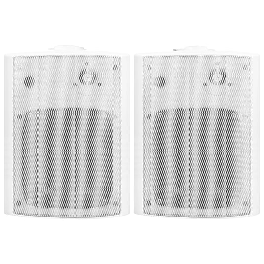 VidaXL Stereoluidsprekers wandmontage 2 st 120 W wit