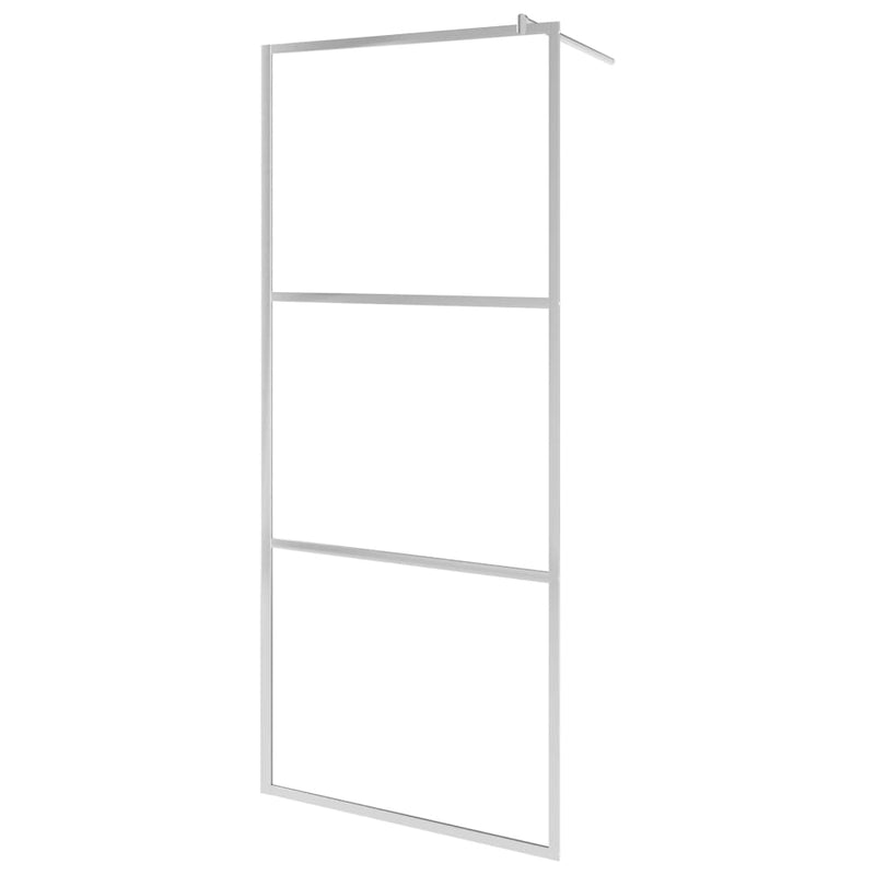 Afbeelding laden in galerijviewer, VidaXL Inloopdouchewand transparant 140x195 cm ESG-glas
