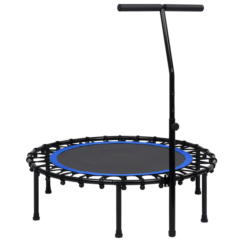 Afbeelding laden in galerijviewer, VidaXL Fitnesstrampoline met handgreep 102 cm
