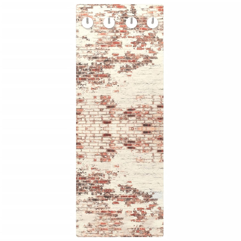 Afbeelding laden in galerijviewer, VidaXL Wandkapstok stenen muur 80x30 cm gehard glas
