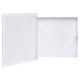 VidaXL Sleutelkast met magneetbord 35x35x4 cm wit