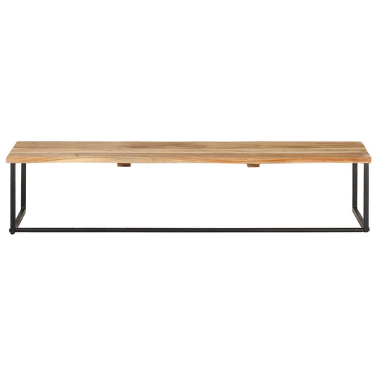 Vidaxl kapstok met schap 100x35x22 cm massief acaciahout